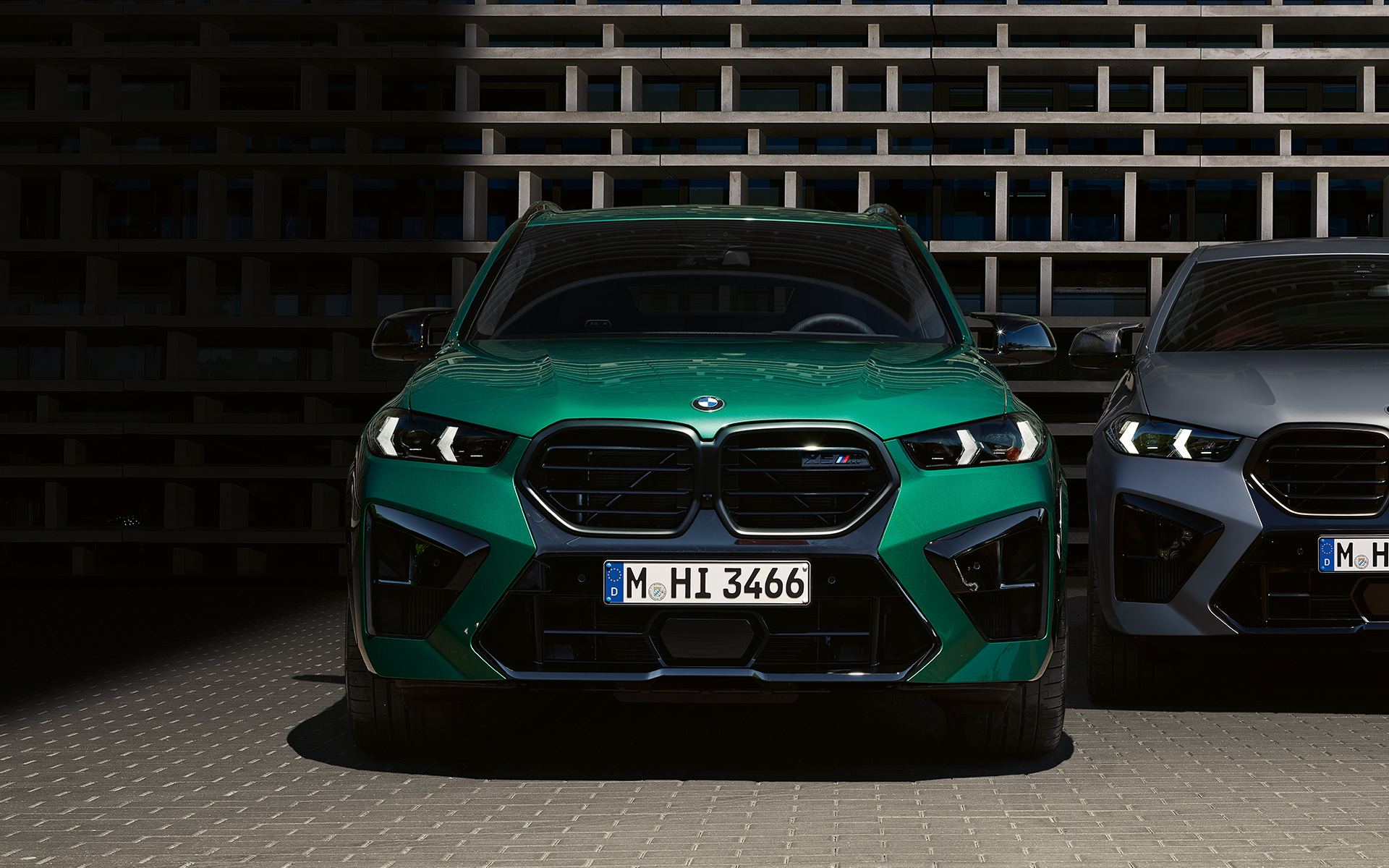 BMW X5 M Competition, F95, 2023, BMW μάσκα "νεφρών"