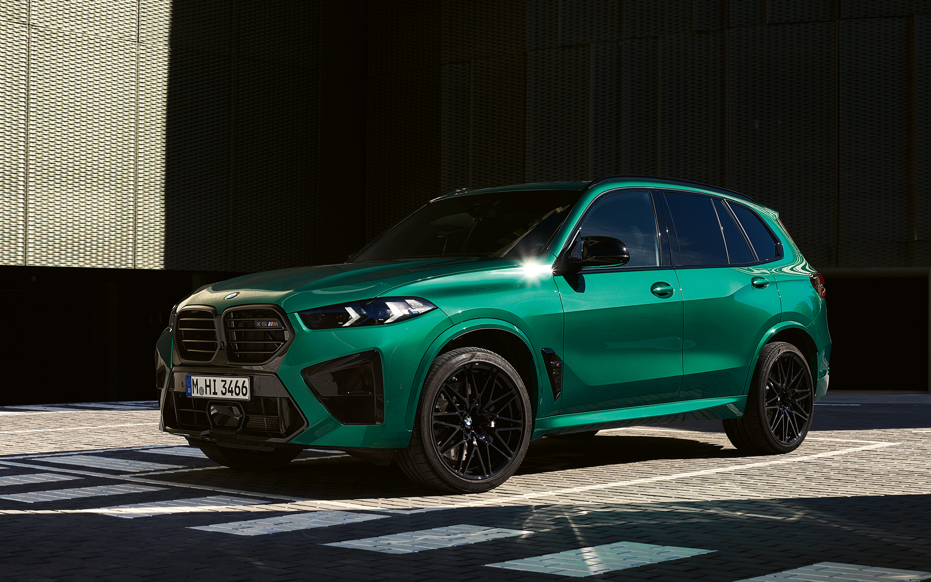 BMW X5 M Competition, F95, 2023, M Προβολείς Shadow Line, Προσαρμοζόμενοι Προβολείς LED