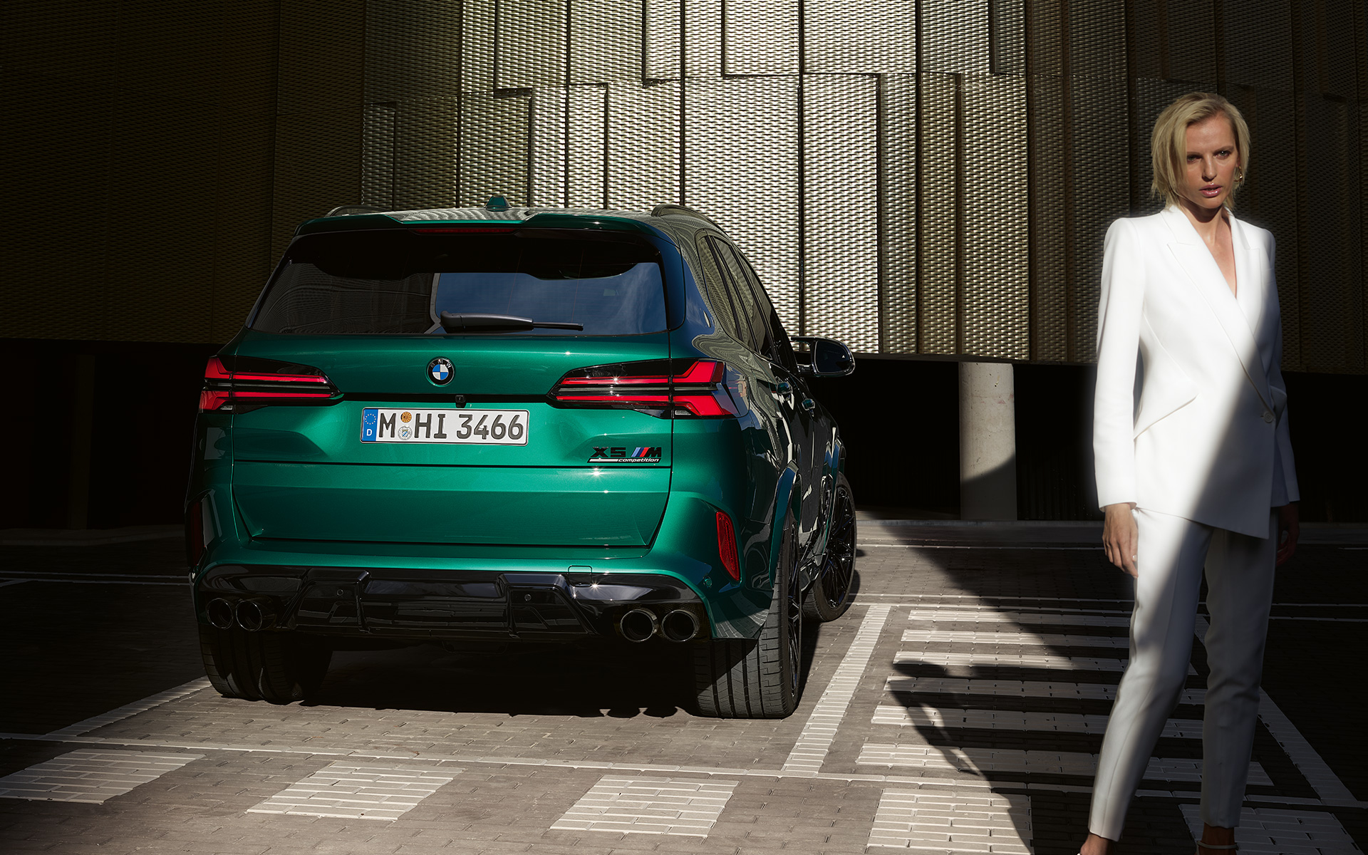 BMW X5 M Competition, F95, 2023, πίσω φώτα, σχεδίαση Χ