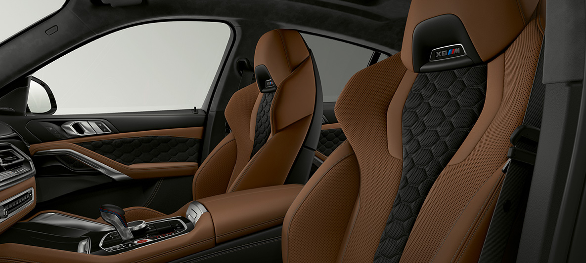 M Πολυλειτουργικά καθίσματα BMW X6 M M Πολυλειτουργικά καθίσματα με λογότυπο X6 M BMW X6 M F96 2020 εσωτερικό