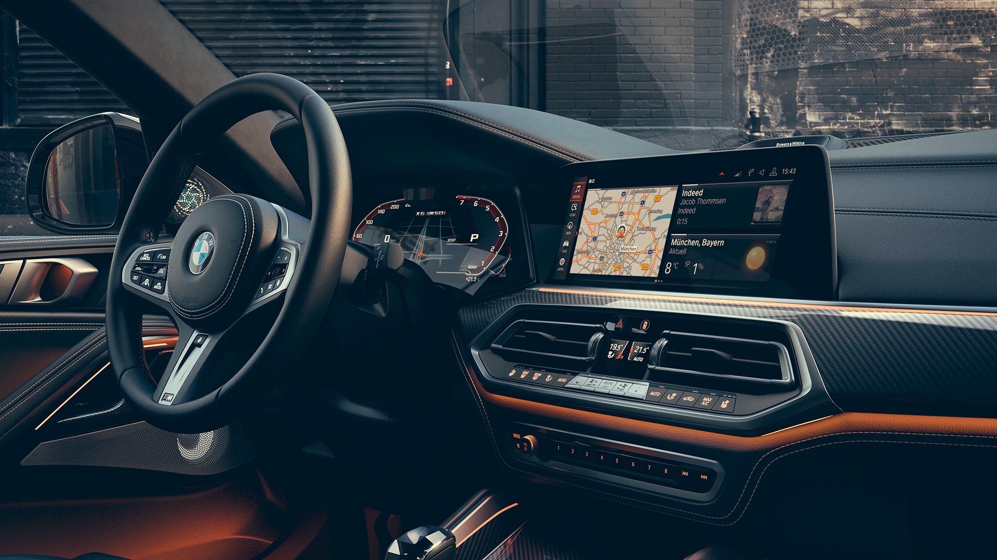 BMW X6 M50i cockpit BMW X6 M50i cockpit οδηγοκεντρικό