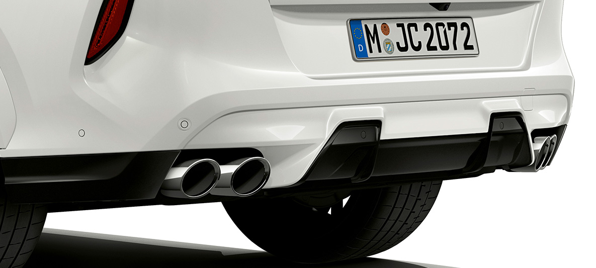 Πίσω προφυλακτήρας της BMW Χ6 M, F96 Πίσω προφυλακτήρας, BMW X6 M, F96, 2020, SUV, πίσω λήψη