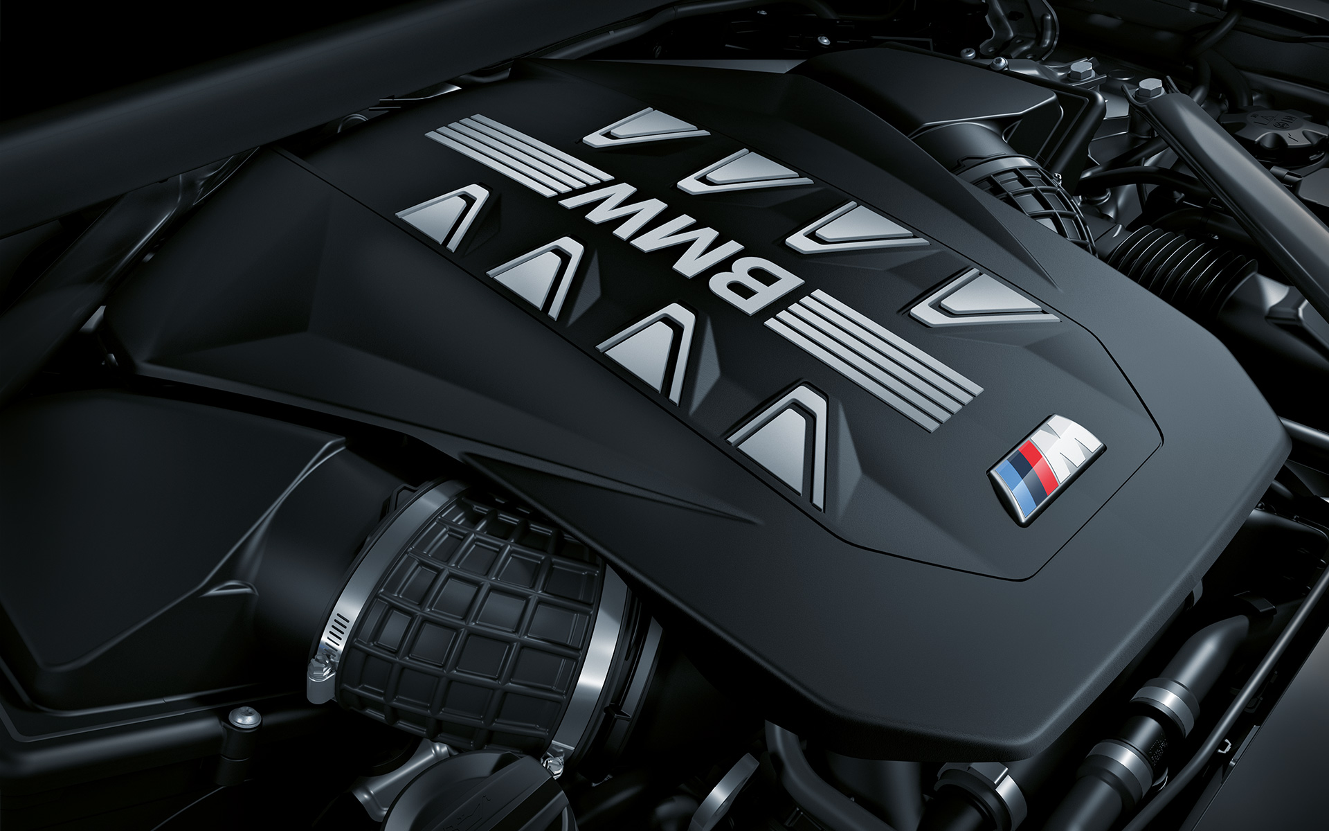 BMW X6 M60i xDrive, G06, MP, κινητήρας, κοντινή λήψη