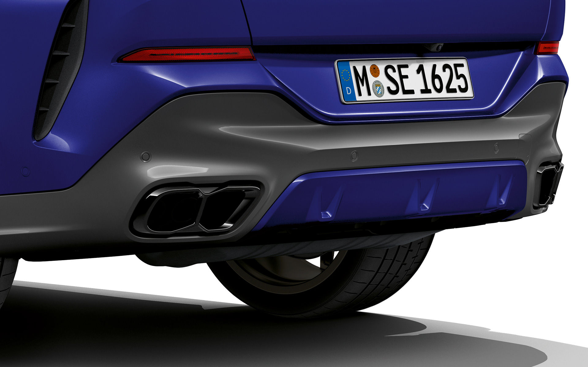 BMW X6 M60i xDrive, G06, MP, σύστημα εξάτμισης, κοντινή λήψη