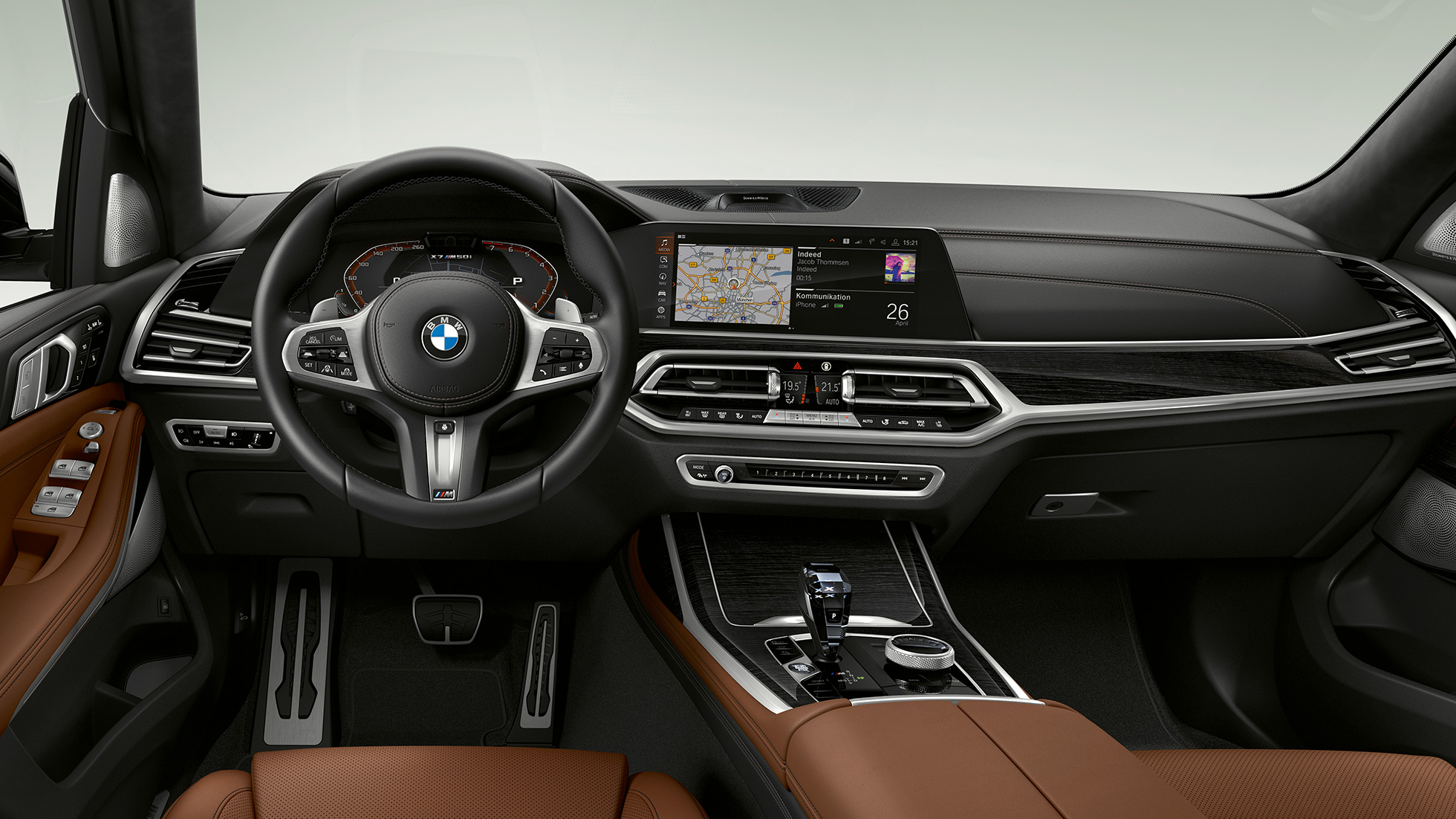 BMW X7 M50i, εσωτερικό BMW X7 M50i, εσωτερικό, G07, 2019