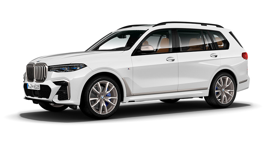 BMW X, Μ Αυτοκίνητα της BMW X7, G07 MP, πλαϊνή λήψη τριών τετάρτων BMW X, Μ Αυτοκίνητα της BMW X7, G07 MP, πλαϊνή λήψη τριών τετάρτων