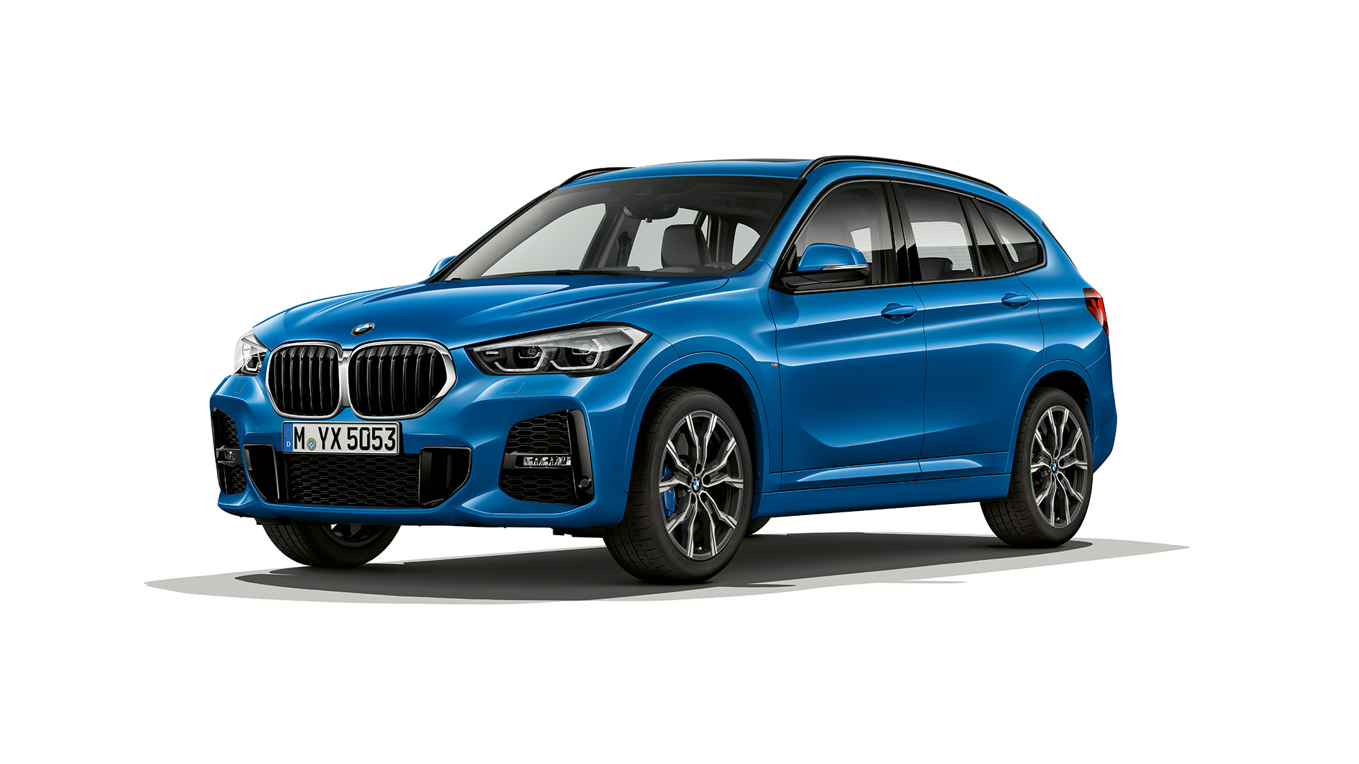 BMW X1, Έκδοση M Sport, μπροστινή λήψη τριών τετάρτων BMW X1, Έκδοση M Sport, μπροστινή λήψη τριών τετάρτων, σε στούντιο