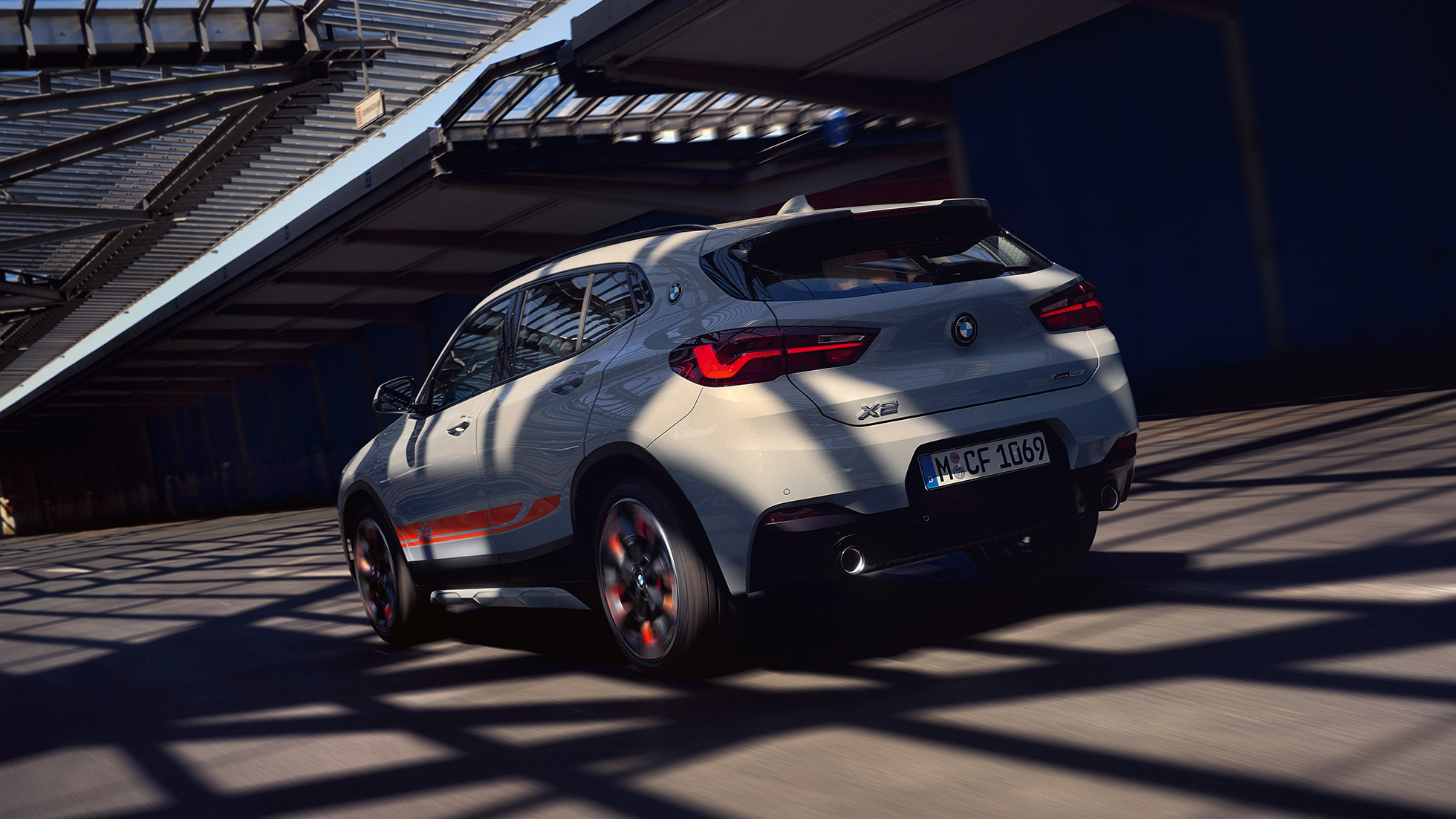 Πίσω λήψη τρία τέταρτα BMW X2 F39 BMW X2 2020 F39 Γκρι Brooklyn πίσω λήψη τρία τέταρτα