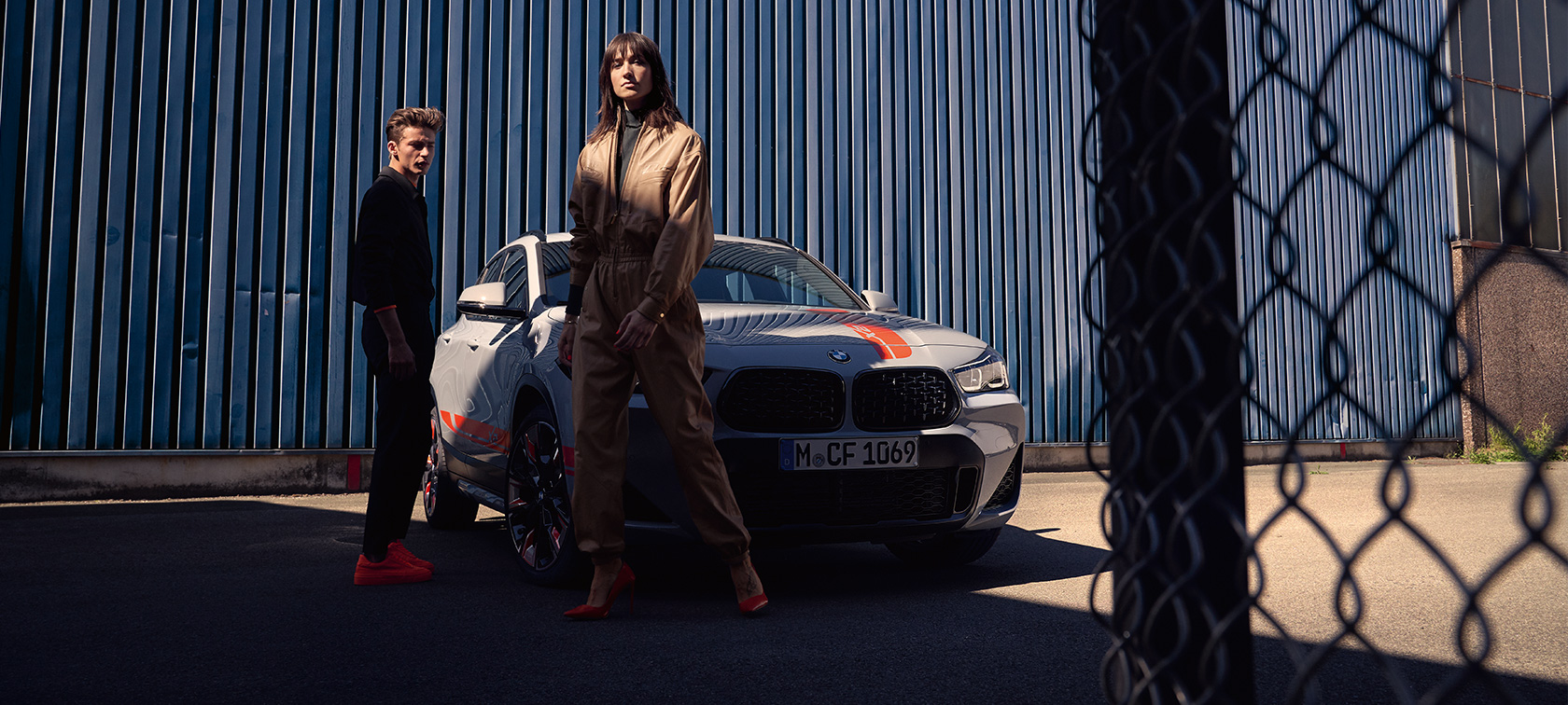 Μπροστινή λήψη τριών τετάρτων, BMW X2, F39 Μπροστινή λήψη τριών τετάρτων, BMW X2, F39, 2020, γκρι Brooklyn