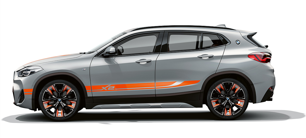 Πλαϊνή λήψη, BMW X2, F39 BMW X2, 2020, F39, γκρι Brooklyn, πλαϊνή λήψη