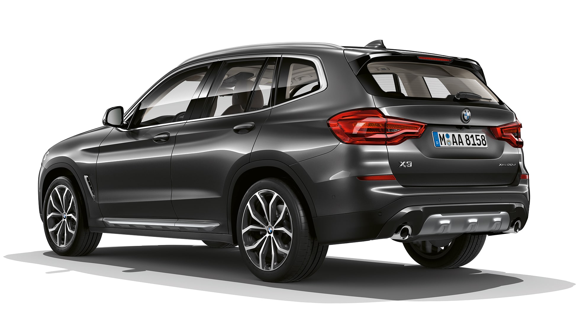 BMW X3 M40i, Έκδοση xLine, πίσω λήψη τριών τετάρτων BMW X3 M40i, Έκδοση xLine, πίσω λήψη τριών τετάρτων