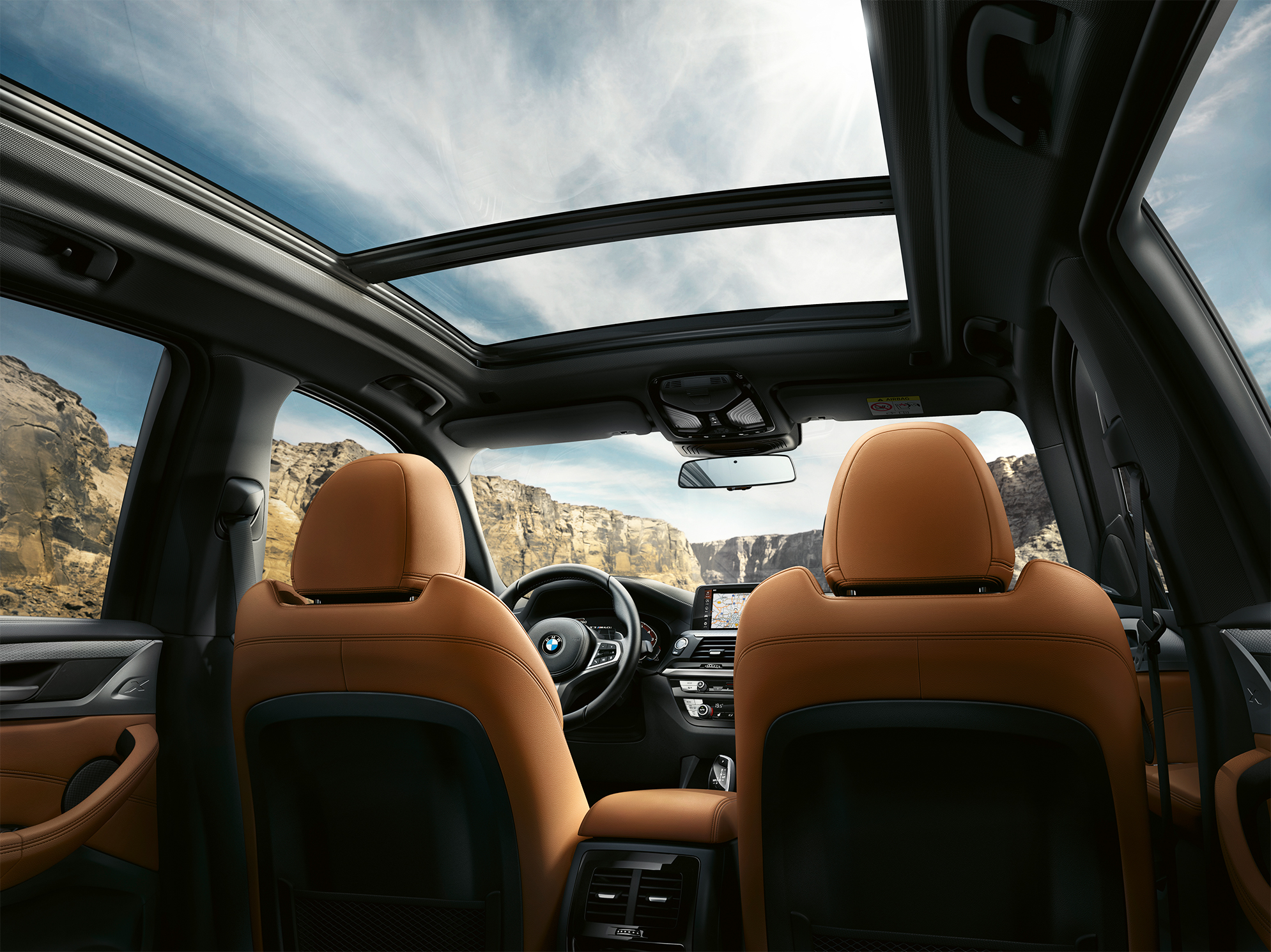 BMW X3 M40i, εσωτερική λήψη του κόκπιτ BMW X3 M40i, εσωτερική λήψη του κόκπιτ
