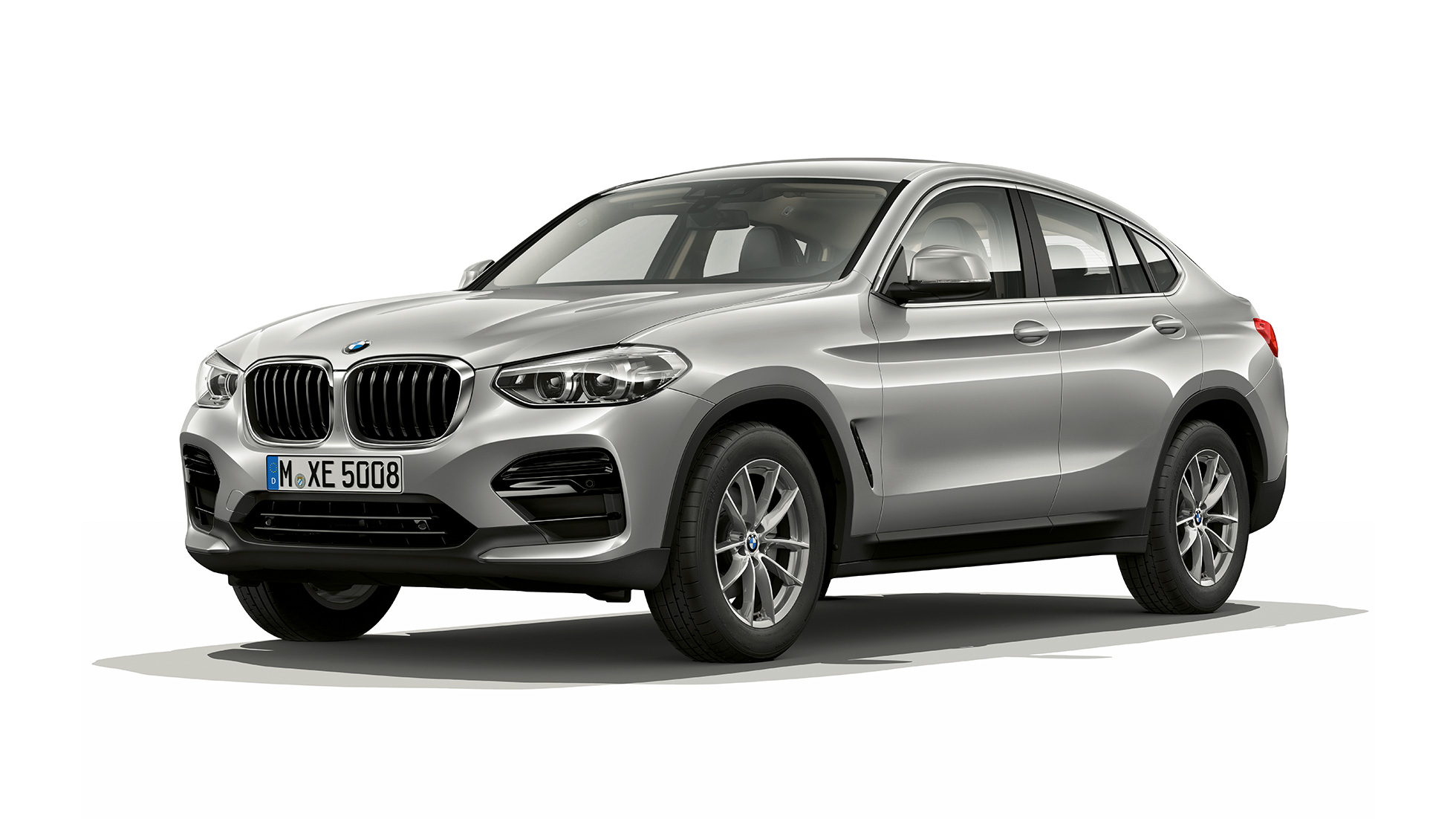 Μπροστινή λήψη τριών τετάρτων, BMW X4, Έκδοση Advantage BMW X4 xDrive20d, Έκδοση Advantage, G02 2018, ασημί Glacier, μπροστινή λήψη τριών τετάρτων