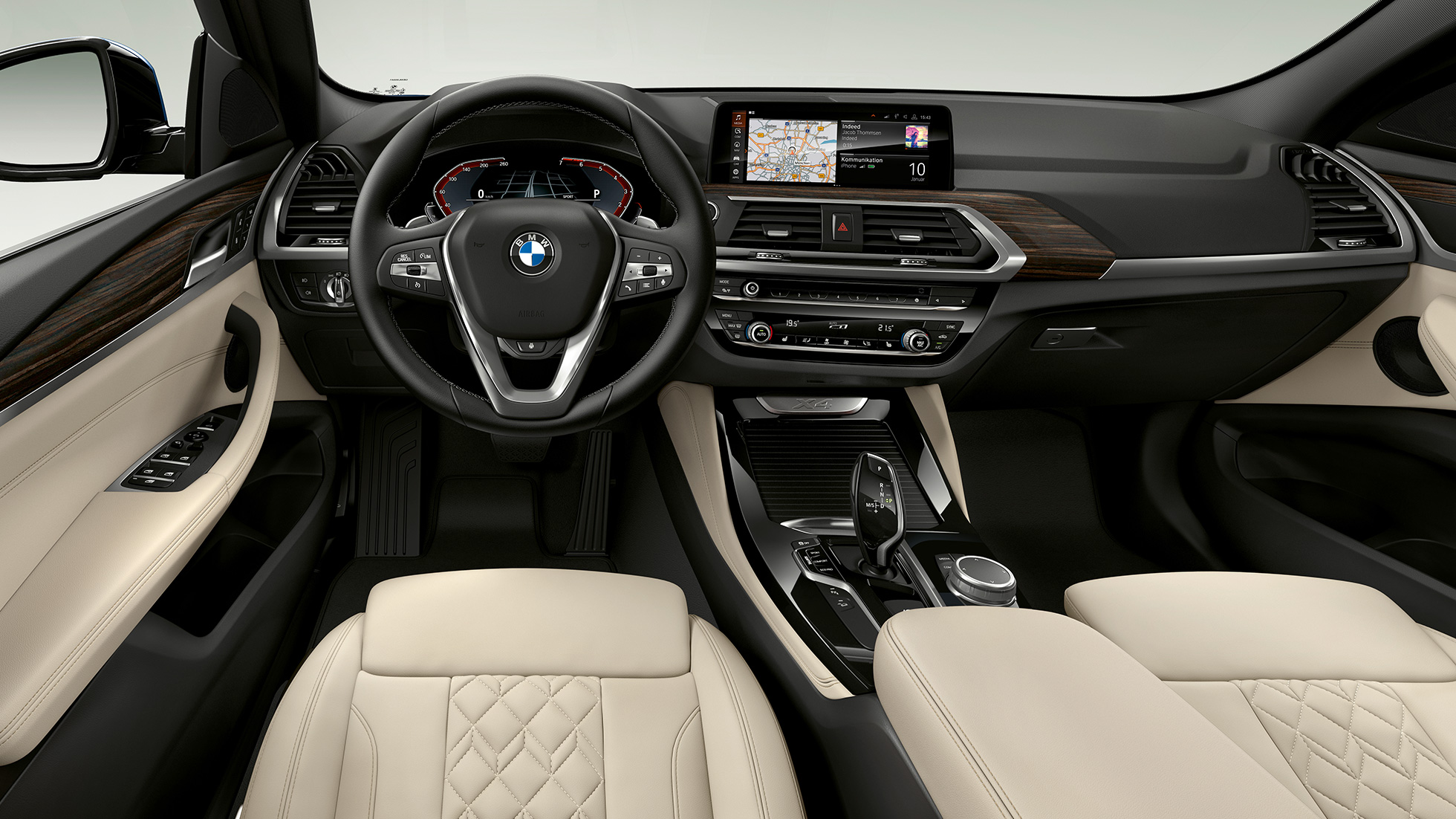 Cockpit, BMW X4, Έκδοση xLine Cockpit, BMW X4 xDrive20d, Έκδοση xLine, G02 2018, εσωτερικό