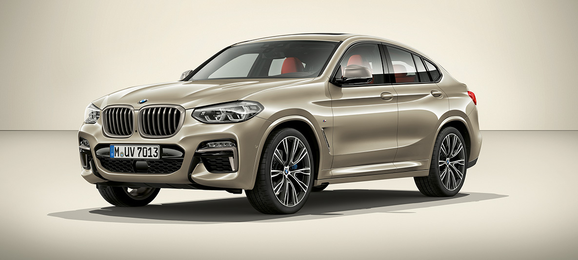 BMW Individual, Sun Stone μεταλλικό, BMW X4 BMW Individual Collection, BMW X4, G02 2018, Sun Stone μεταλλικό, πλαϊνή λήψη τριών τετάρτων