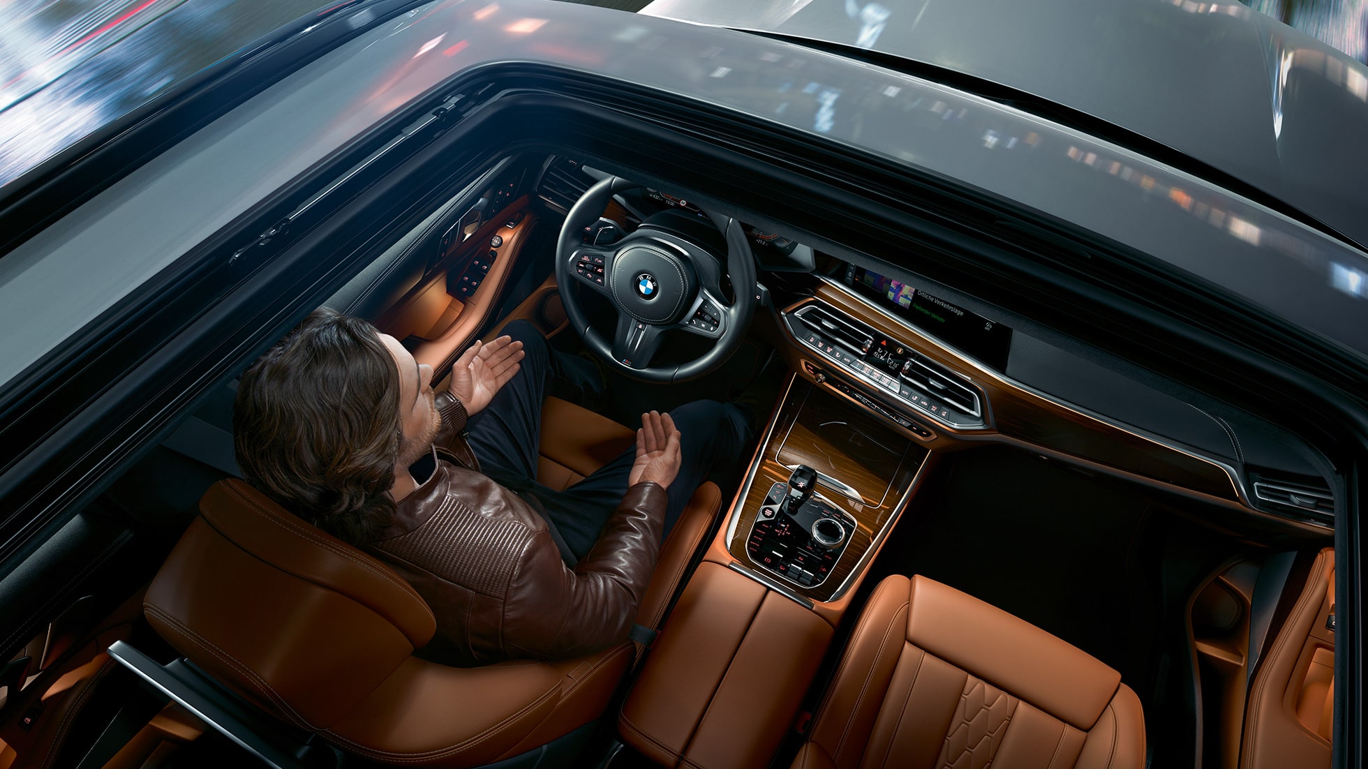 Πανοραμική γυάλινη οροφή, BMW X5 Πανοραμική γυάλινη οροφή, BMW X5, G05 2018, λευκό Mineral μεταλλικό