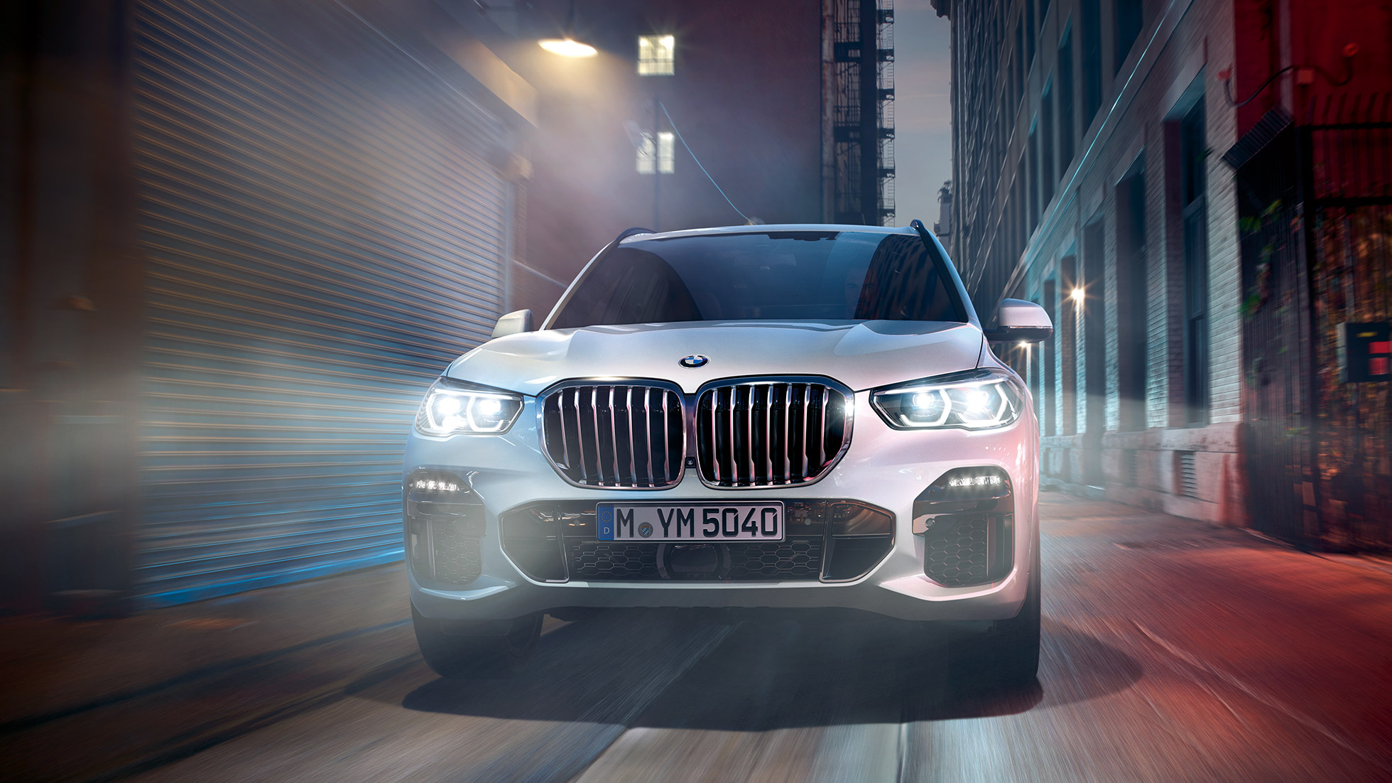 BMW X5, μπροστινή λήψη BMW X5, G05 2018, λευκό Mineral μεταλλικό, μπροστινή λήψη