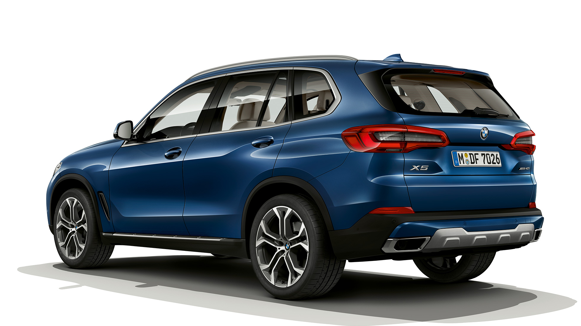 xLine, BMW X5 xDrive40i, πίσω λήψη τριών τετάρτων xLine, BMW X5 xDrive40i, G05 2018, μπλε Phytonic μεταλλικό, πίσω λήψη τριών τετάρτων