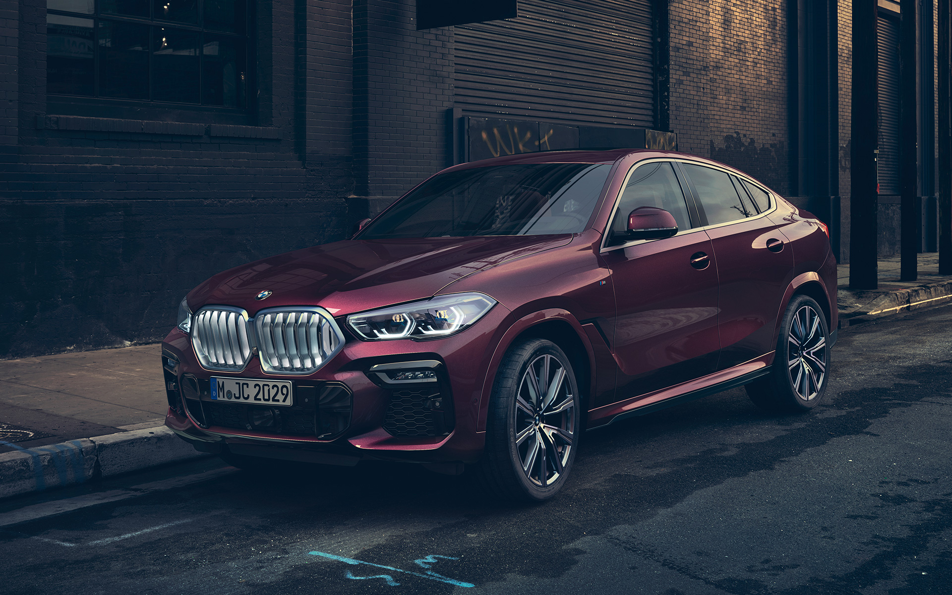 Μπροστινή λήψη τριών τετάρτων, BMW X6 Individual, G06, 2019 BMW X6 Individual, G06, 2019, Ametrin μεταλλικό, μπροστινή λήψη τριών τετάρτων