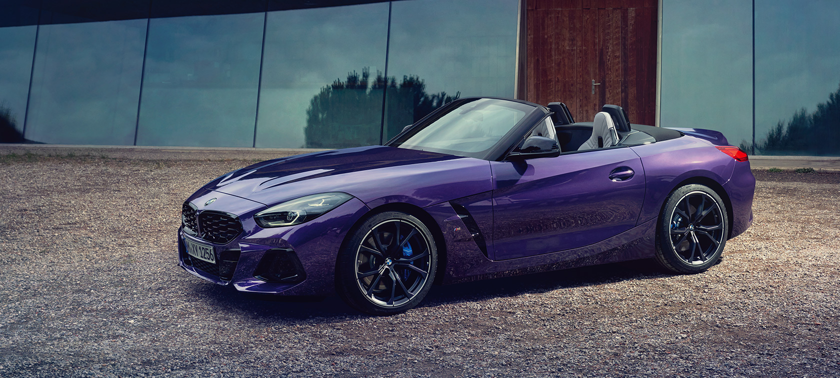 BMW Z4 M40i Roadster (G29), πλαϊνή λήψη τριών τετάρτων BMW Z4 M40i Roadster (G29), πλαϊνή λήψη τριών τετάρτων