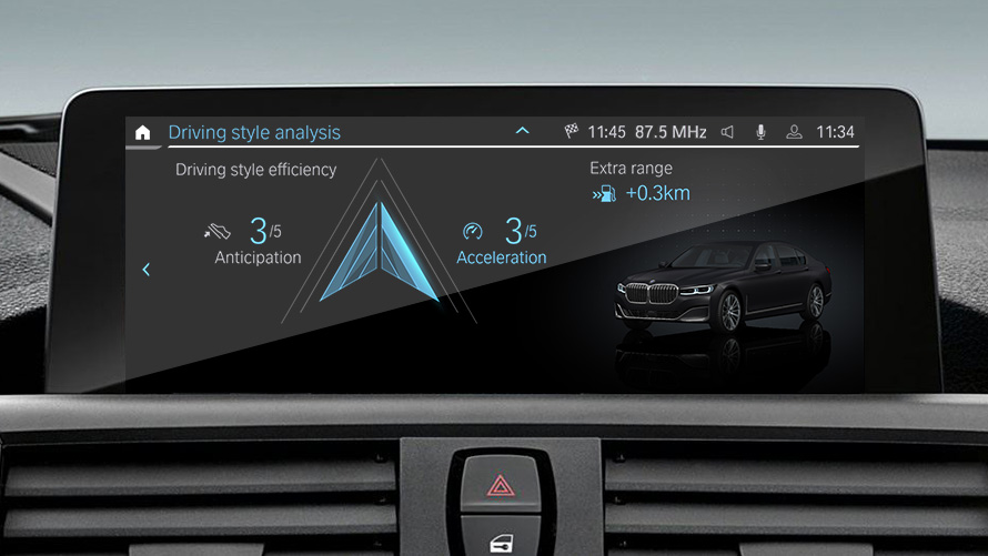 Ανάλυση τρόπου οδήγησης BMW EfficientDynamics Ανάλυση τρόπου οδήγησης