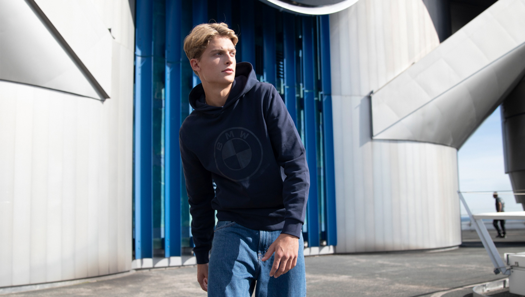 BMW Lifestyle Lookbook, 2023, φούτερ με κουκούλα BMW M, λογότυπο, unisex BMW Lifestyle Lookbook, φούτερ με κουκούλα BMW M, λογότυπο, unisex
