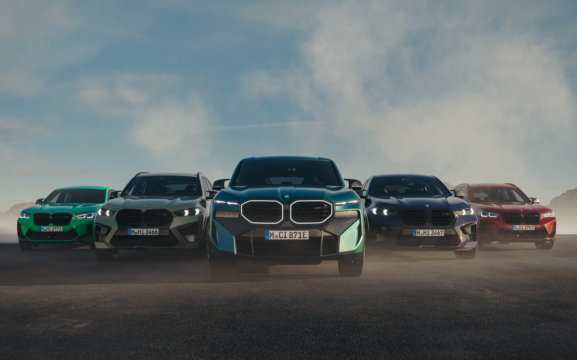 Οικογένεια μοντέλων BMW X, λήψη σε σχηματισμό βέλους Οικογένεια μοντέλων BMW X, U11, G01, G02, G05, G06, G07, G09, λήψη σε σχηματισμό βέλους