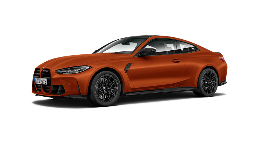BMW M4 Competition Coupé, G82, 2021, πλαϊνή λήψη τριών τετάρτων BMW M4 Competition Coupé, G82, 2021, πλαϊνή λήψη τριών τετάρτων