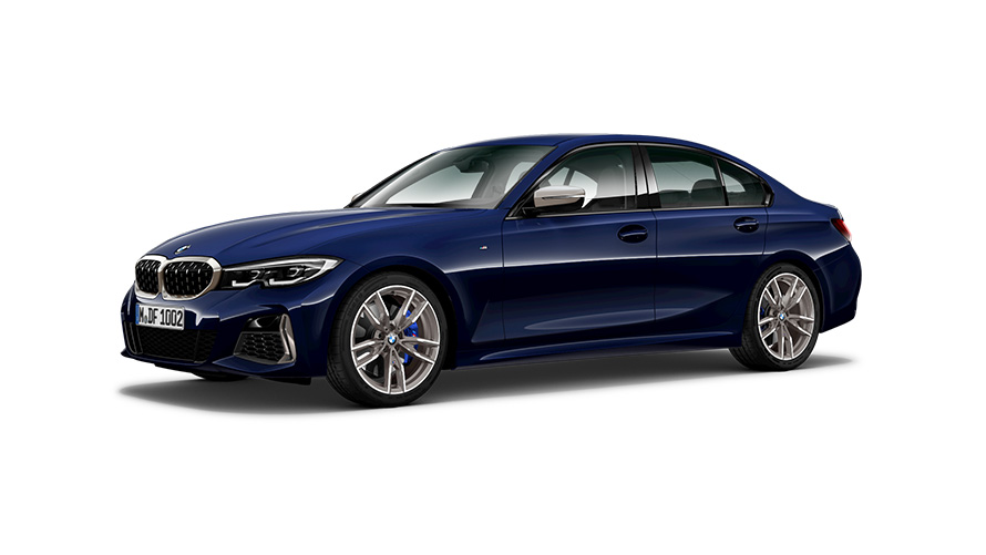 BMW M340i Sedan, G20, 2019, πλαϊνή λήψη τριών τετάρτων BMW M340i Sedan, G20, 2019, πλαϊνή λήψη τριών τετάρτων