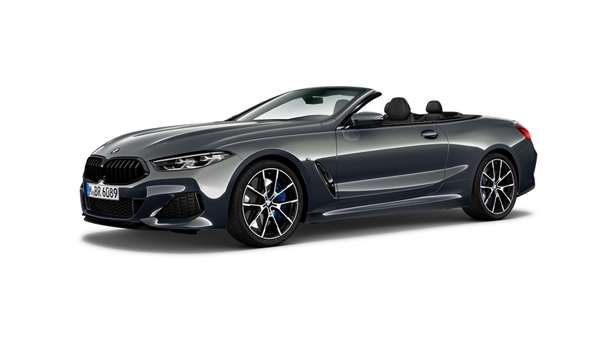 MW M850i xDrive Cabrio, G14, 2018, πλαϊνή λήψη τριών τετάρτων MW M850i xDrive Cabrio, G14, 2018, πλαϊνή λήψη τριών τετάρτων