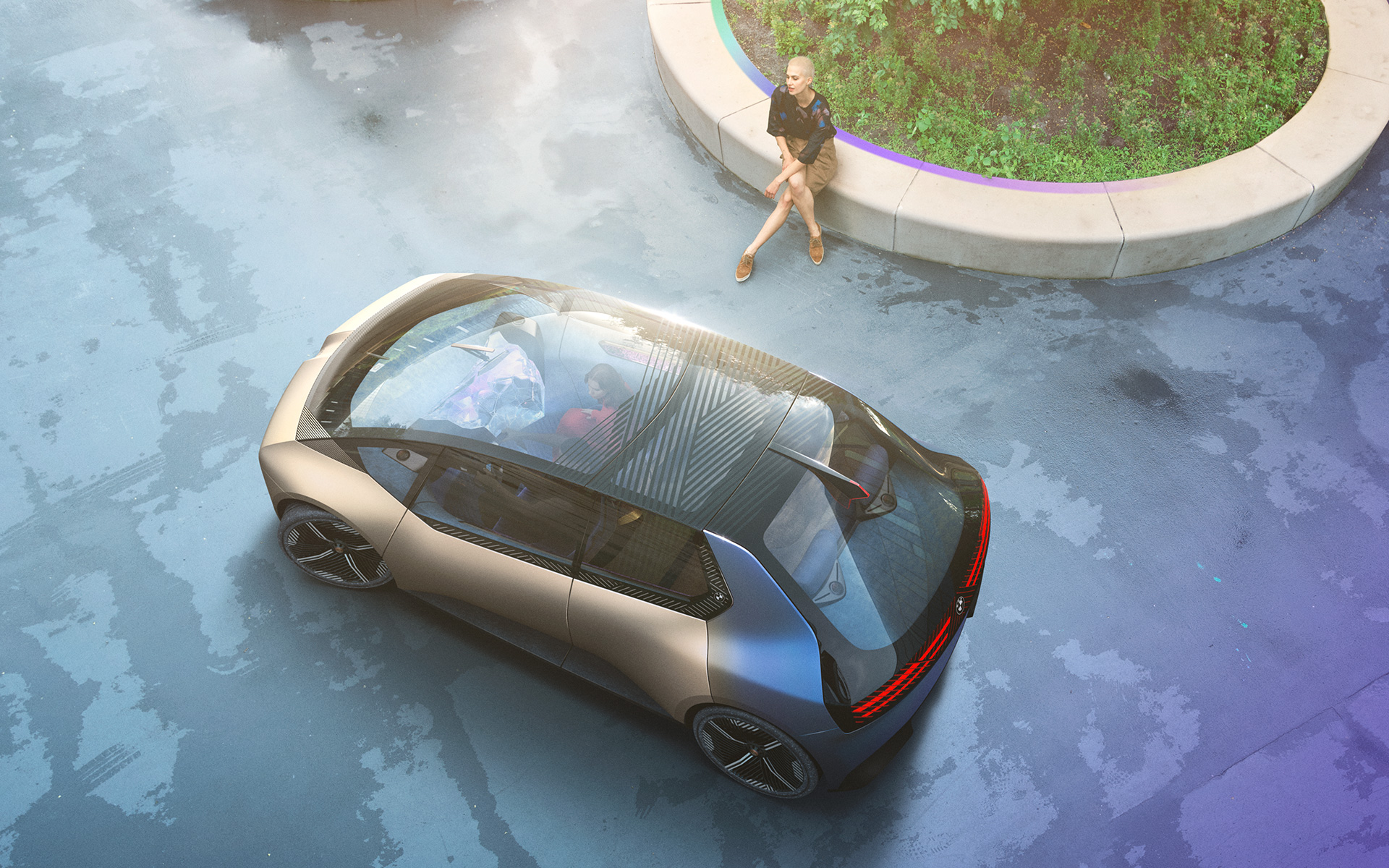 BMW i Vision Circular, 2021, όραμα, αυτοκίνητο, εντύπωση 2