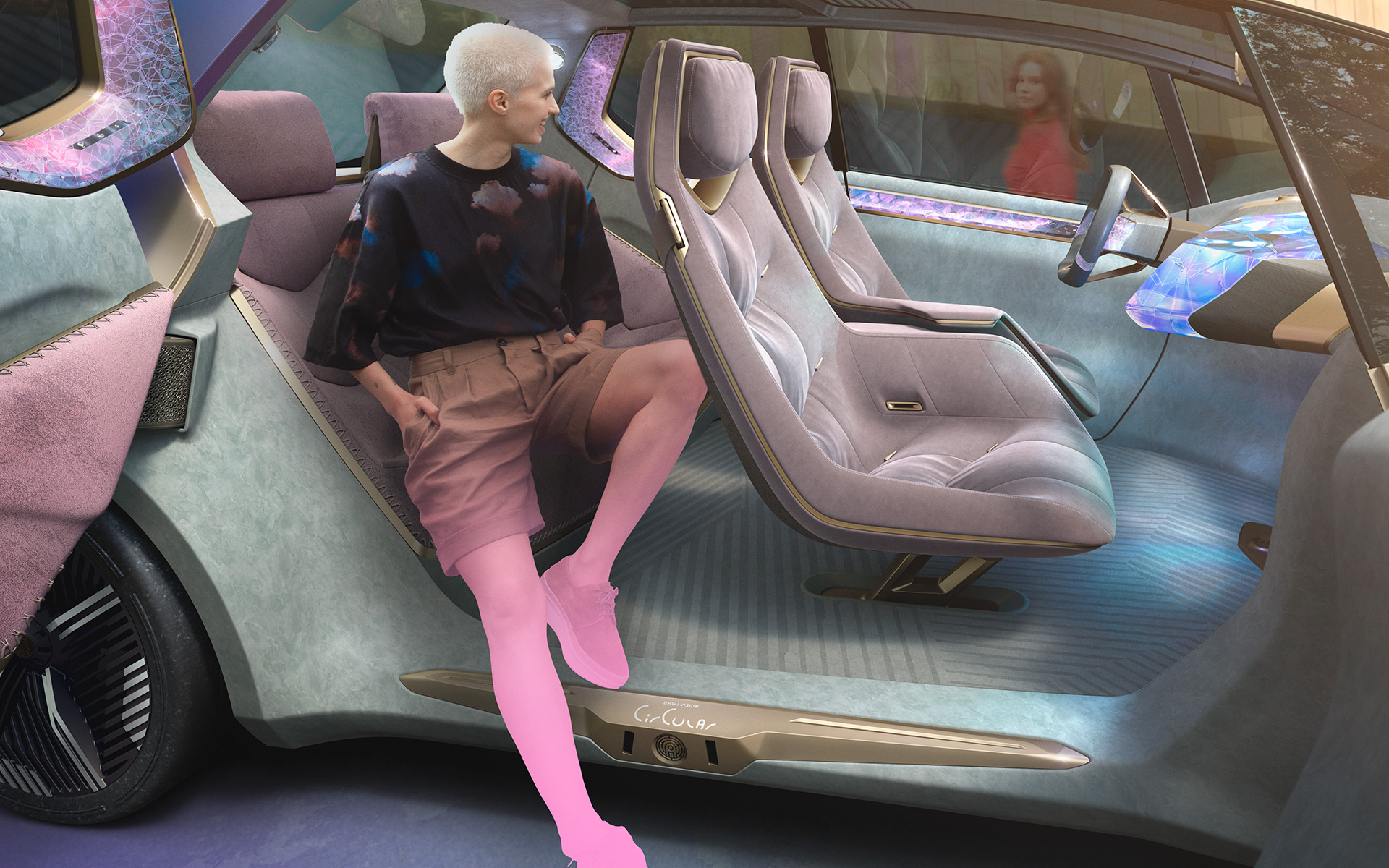 BMW i Vision Circular, 2021, όραμα, αυτοκίνητο, εντύπωση 3
