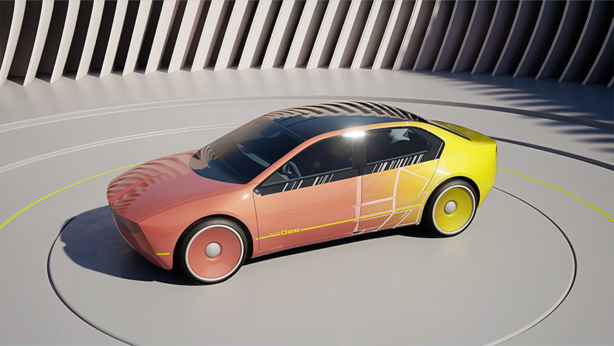 BMW i Vision Dee, τεχνολογία E Ink BMW i Vision Dee, αυτοκίνητο Vision, τεχνολογία E Ink