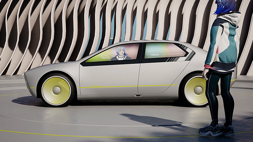 BMW i Vision Dee, προσωπικό avatar BMW i Vision Dee, αυτοκίνητο Vision, προσωπικό avatar