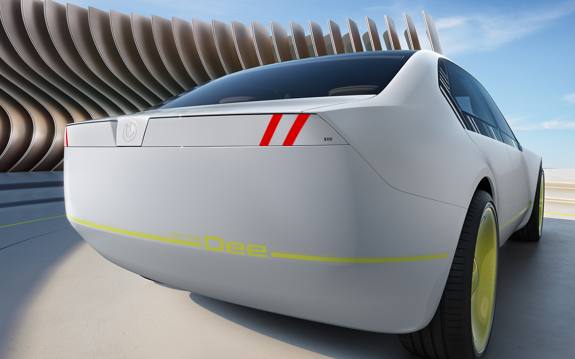BMW i Vision Dee, αυτοκίνητο Vision, εξωτερική σχεδίαση, πίσω λήψη