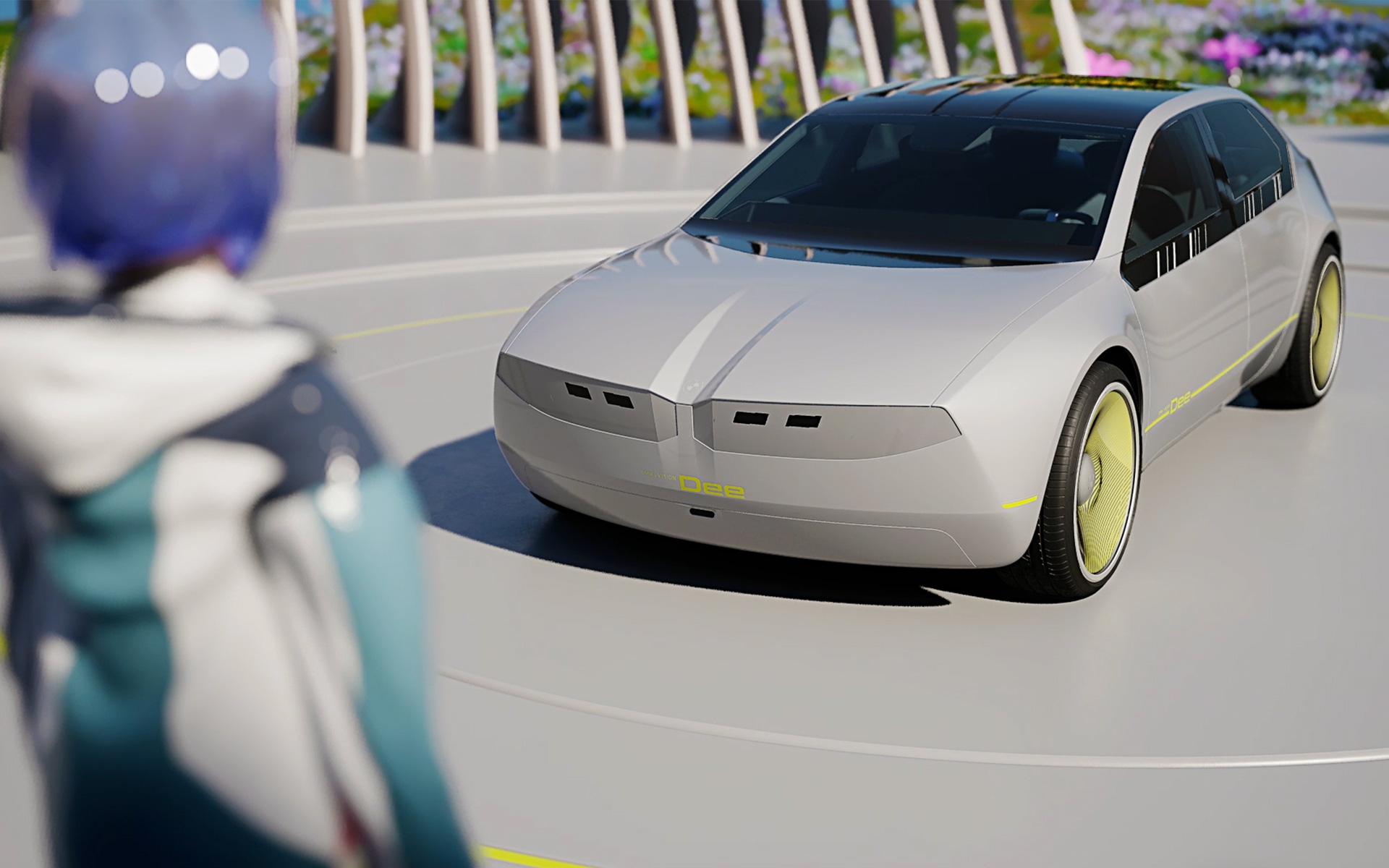 BMW i Vision Dee, αυτοκίνητο Vision, εξωτερική σχεδίαση αυτοκινήτου, ψηφιακό σύμβολο