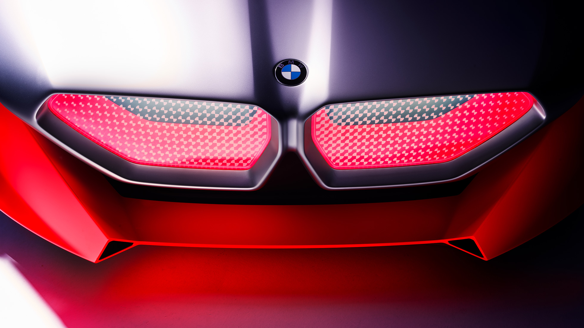 BMW Vision M NEXT, εξωτερικό, μάσκα "νεφρών" BMW BMW Vision M NEXT, κοντινή λήψη, εξωτερικό, μάσκα "νεφρών" BMW