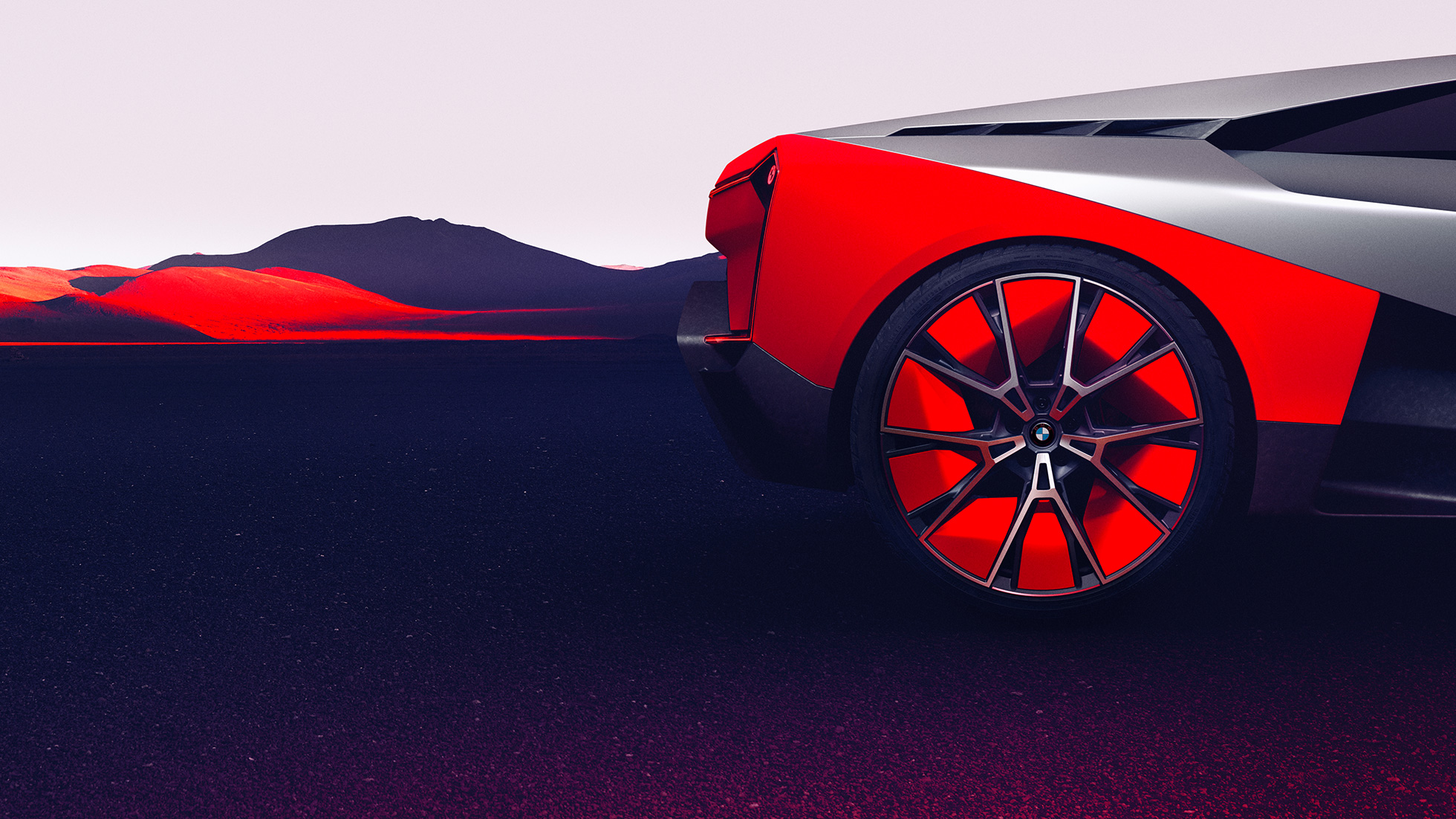 BMW Vision M NEXT, πλαϊνή λήψη BMW Vision M NEXT, πλαϊνή λήψη, σταθμευμένο, ζάντες