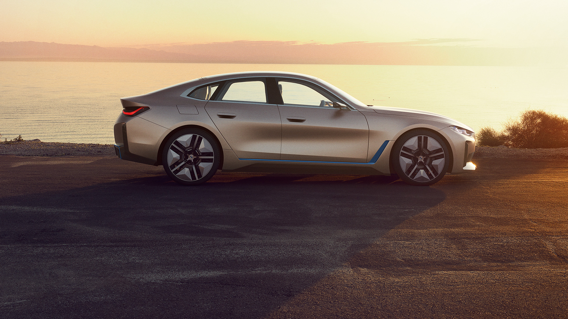 Εξωτερικό, BMW i4 Concept 2020 G26 BMW i4 Concept 2020 G26, ηλεκτρικό αυτοκίνητο, αμιγώς ηλεκτροκίνητο BMW Gran Coupé, εξωτερικό