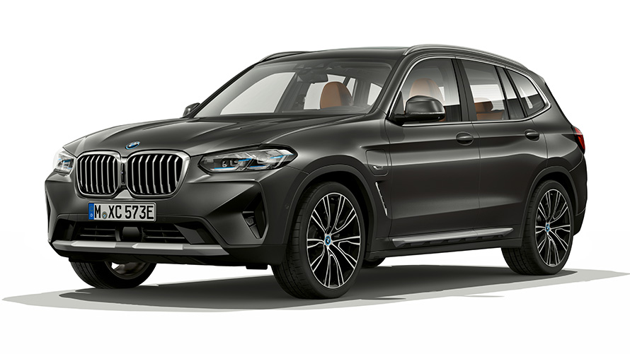 BMW X3 xDrive30e G01, PHEV, μπροστινή λήψη 3/4, σταθμευμένη