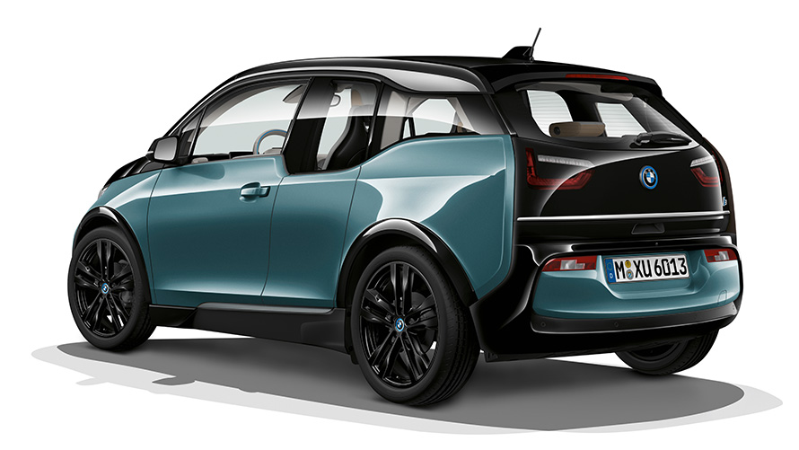 BMW i3, λήψη σε στούντιο BMW i3, μπροστινή λήψη τριών τετάρτων, σε στούντιο
