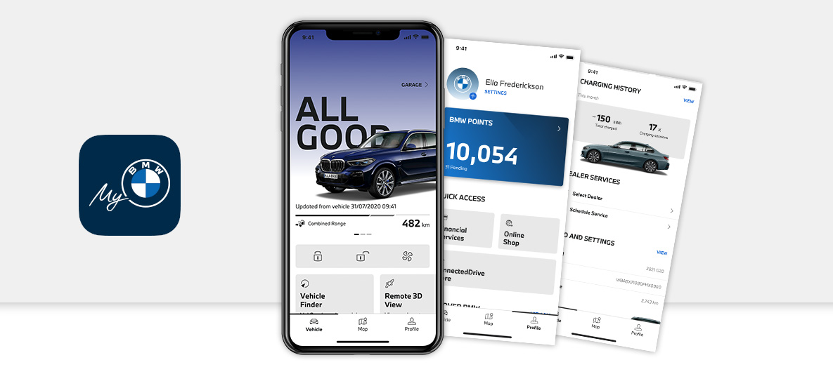Εφαρμογές BMW, Εφαρμογή My BMW Εφαρμογές BMW, Εφαρμογή My BMW για smartphone