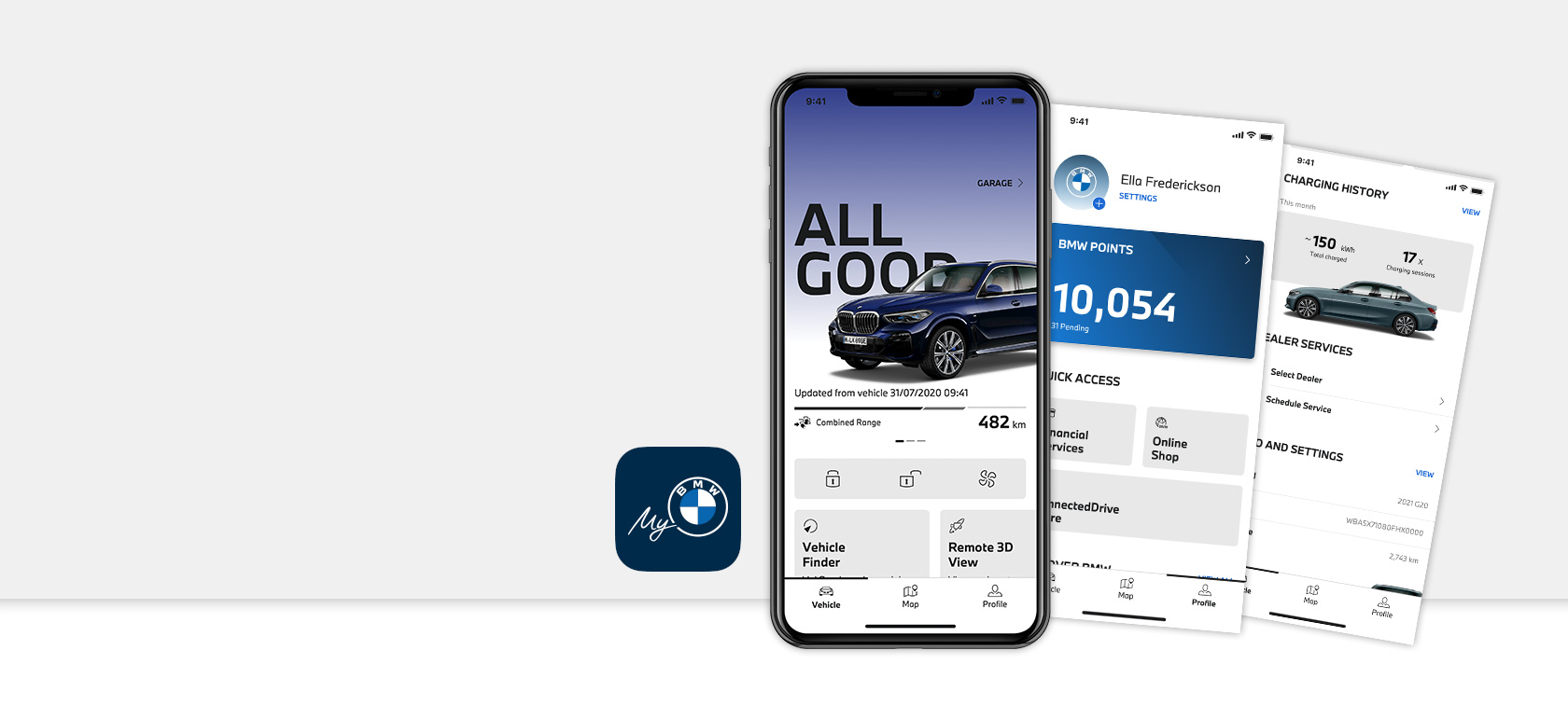 Εφαρμογές BMW, Εφαρμογή My BMW για smartphone