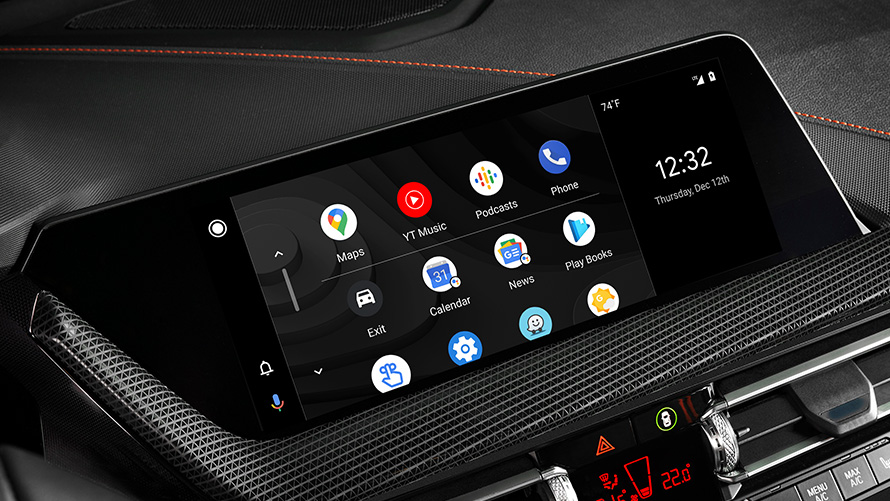 Android Auto Το Android Auto εμφανίζεται στην οθόνη της BMW