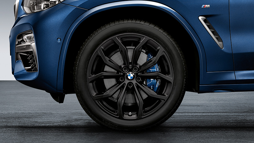 20" με ακτίνες Υ 695 BMW ζάντες ελαφρού κράματος 20" με ακτίνες Y 695 σε μαύρο Jet ματ, σετ τροχών με χειμερινά ελαστικά