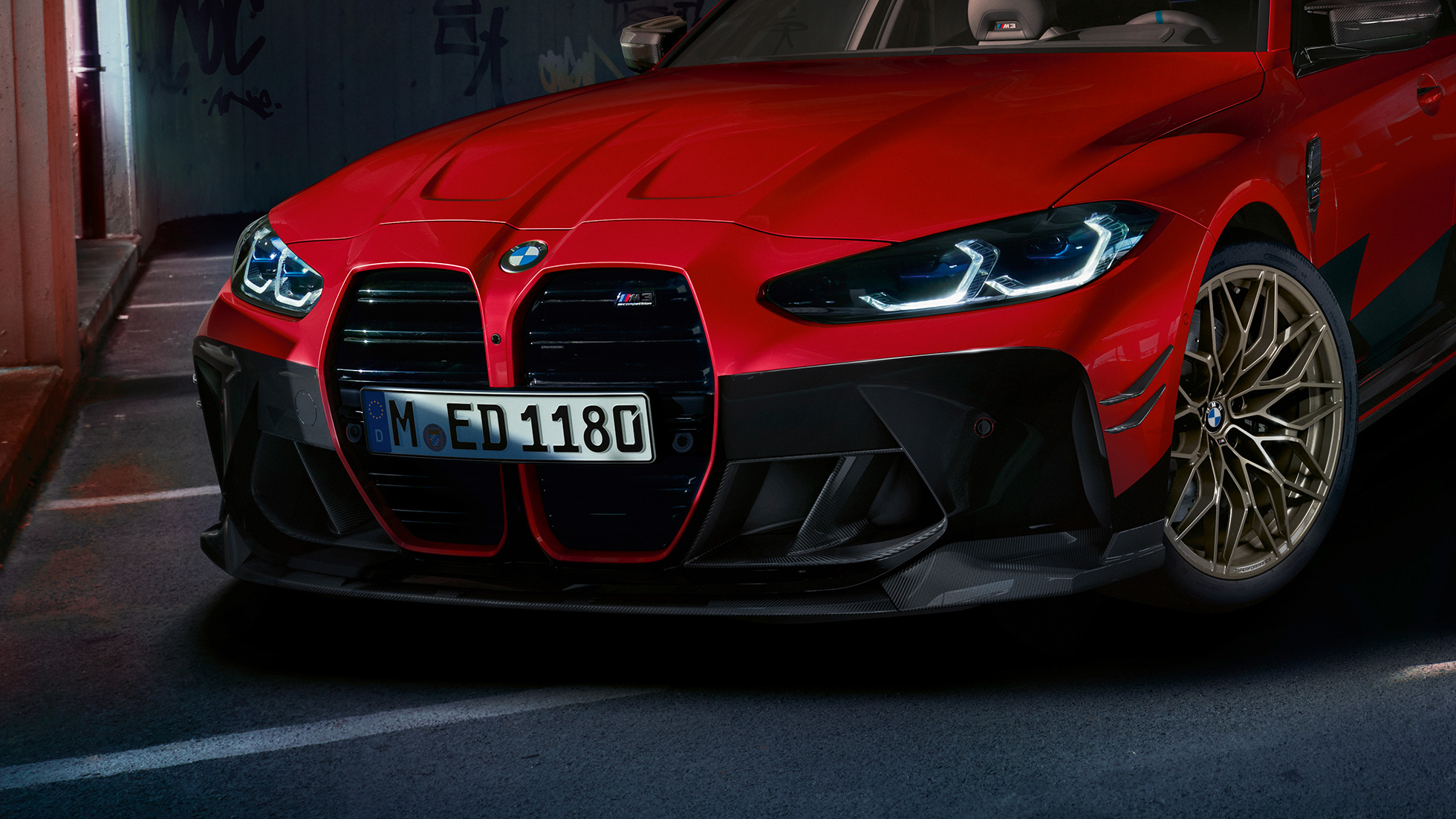 BMW M3, G80, μπροστινή λήψη Εξαρτήματα BMW M Performance, BMW M3, G80, μπροστινή λήψη