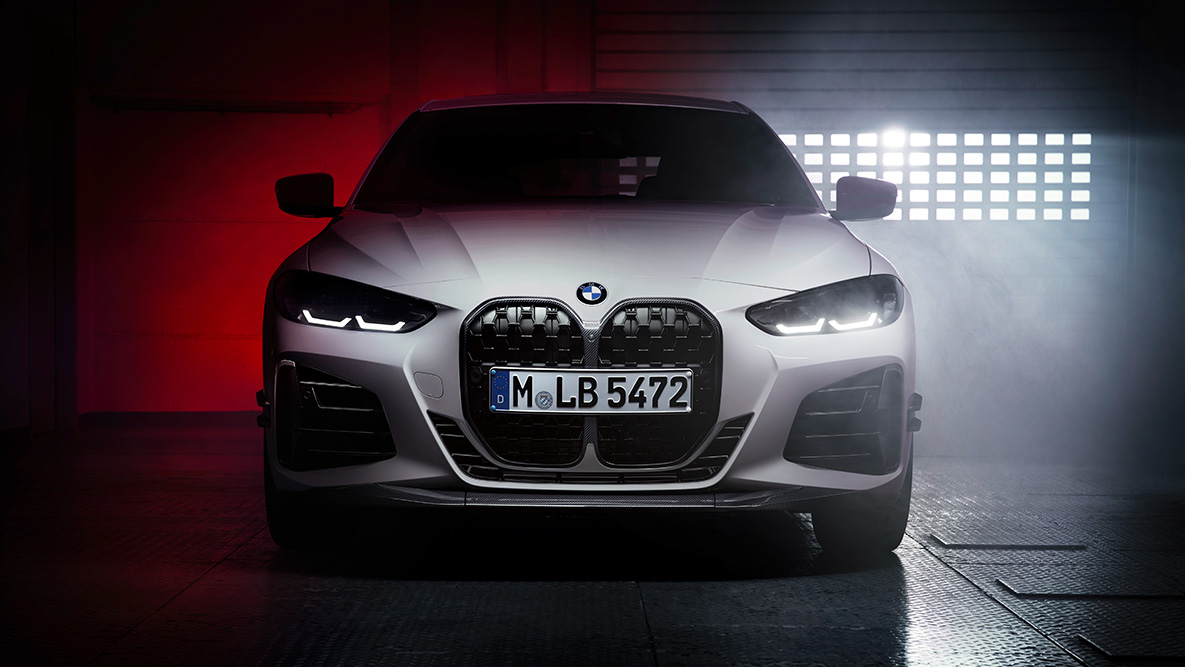 BMW Σειρά 4 Coupé, G22, μπροστινή λήψη Εξαρτήματα BMW M Performance, BMW Σειρά 4 Coupé, G22, μπροστινή λήψη