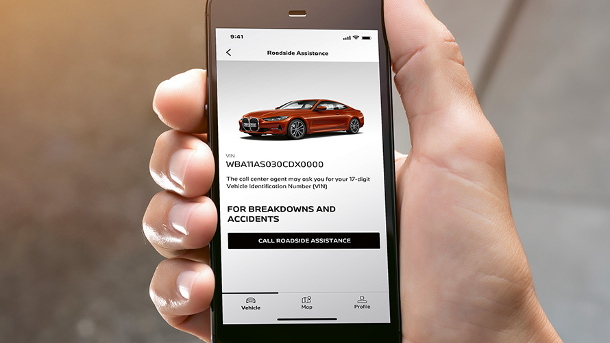 Εφαρμογή My BMW Εφαρμογή My BMW στο smartphone